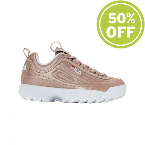 Fila Disruptor M Low Wmn Women's Disruptor - Rose Gold,NZ 468-7569